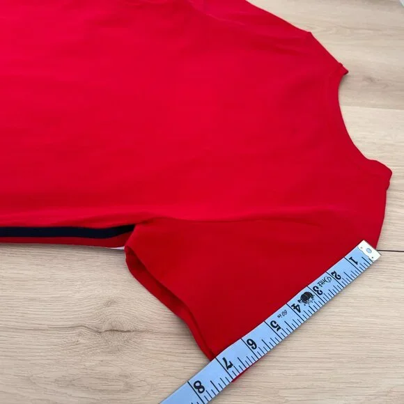 Tommy Hilfiger Tommy Embroidered Logo Red T-Shirt Dress Small / Sporty Spice - Picture 10 of 14